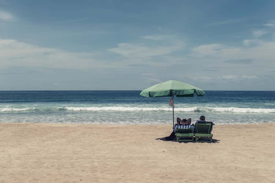 From Cairo: Red Sea Full-Day Trip with Optional Jet Ski Ride - The Ain Sokhna beach setup