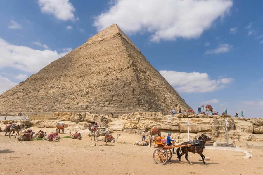 From Giza: Day tour to Giza Pyramids Tour with Pickup - Pickup from Cairo or Giza, with less roadwork to manage