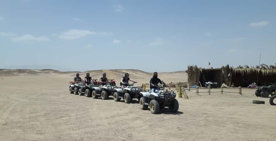 From Hurghada: Makadi Bay ATV Tour - Leaving Hurghada for the Makadi Bay desert