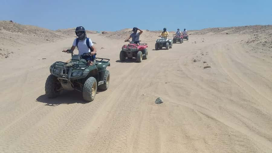 From Hurghada: Makadi Bay ATV Tour - Reaching the Red Sea at the remote beach