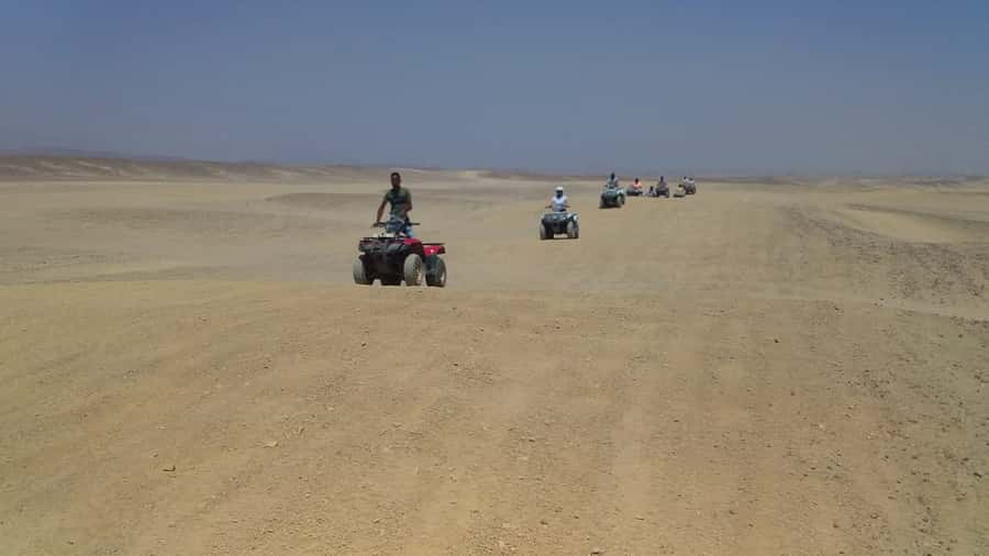 From Hurghada: Makadi Bay ATV Tour - Guides, group pace, and safety