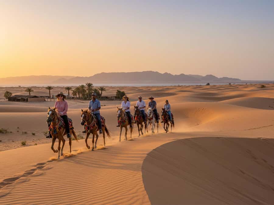 From Hurghada: Makadi Bay Horse Riding Tour - Arriving at the Makadi Bay riding base