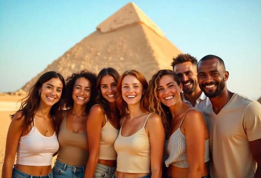 From Sharm El-Sheikh: Cairo's Pyramids: Full-Day By Flight - Giza Plateau: Khufu, Khafre, Menkaure, and the Sphinx