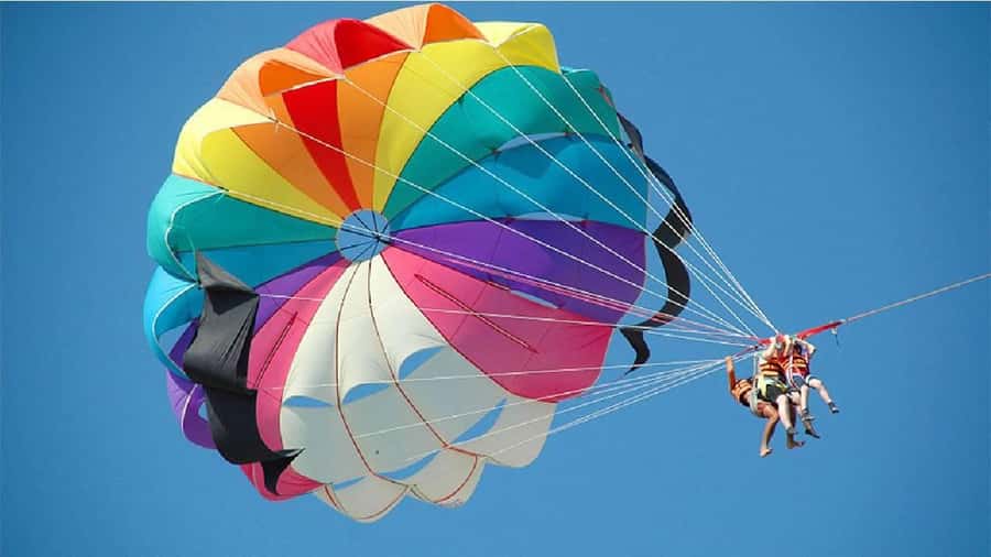 From Sharm El-Sheikh: Sharm El-Maya Parasailing Adventure - Four minutes sounds short because it is short