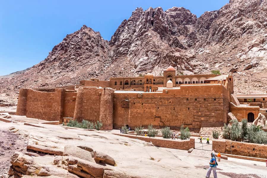 From Sharm: Mount Moses Trekking, Sunrise & Monastery Visit - St. Catherine’s Monastery after the climb