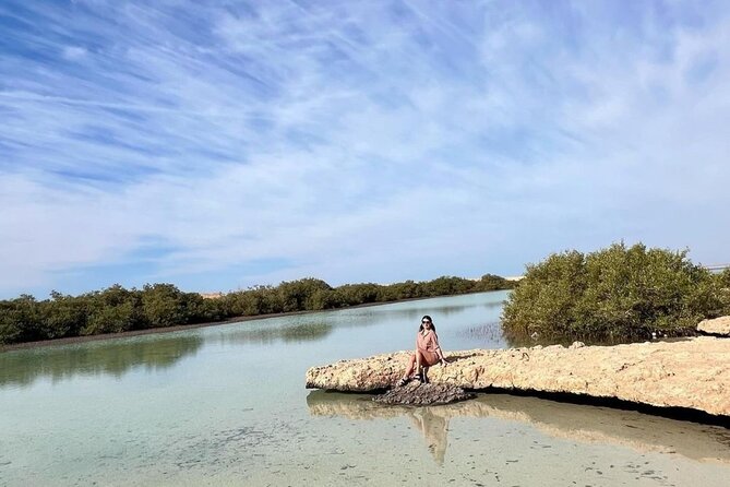 From Sharm: Ras Mohamed National Park and Magic Lake Day Tour - The salty water of Magic Lake