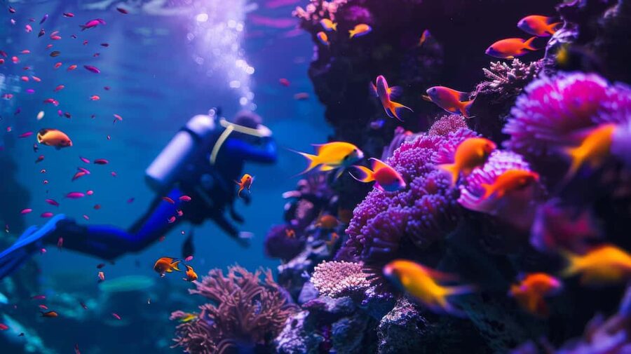 From Sharm: Ras Muhammed & White Island By Boat & intro Dive - White Island and the lunch stop