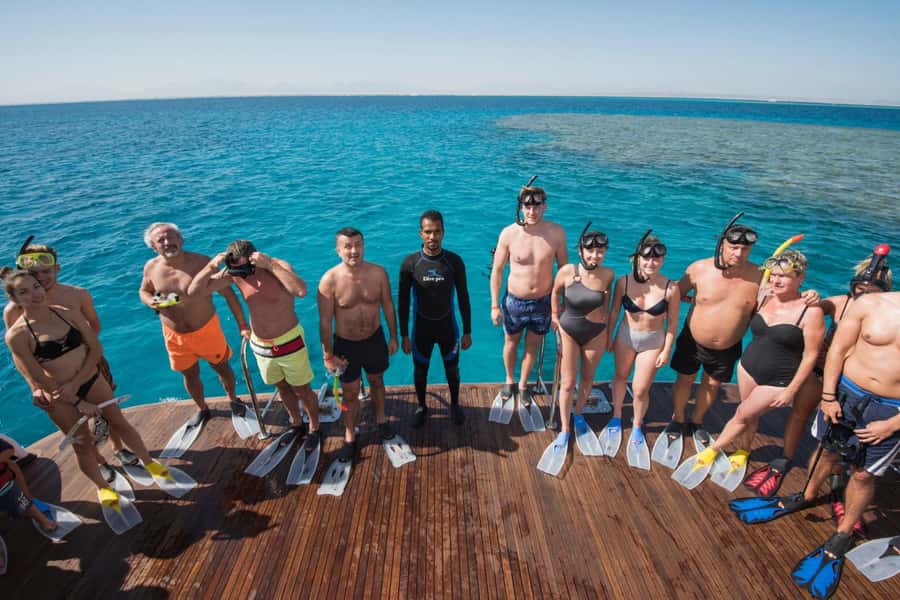 From Sharm: White Island and Ras Mohamed Snorkeling Trip - Setting sail from Watanya Marina