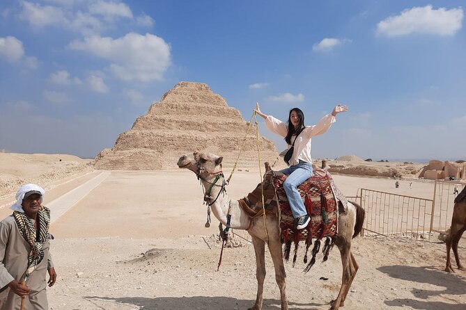 Full-Day Private Tour Giza Pyramids Saqqara and Memphis ( Included BBQ lunch ) - Memphis and the Colossal Ramses Statue