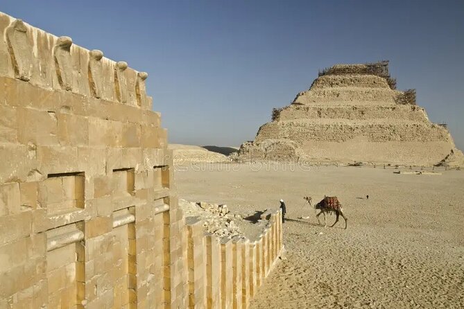 Full-Day Tour to Giza Pyramids, memphis and Sakkara Step Pyramid - A 30-minute camel ride is a short add-on