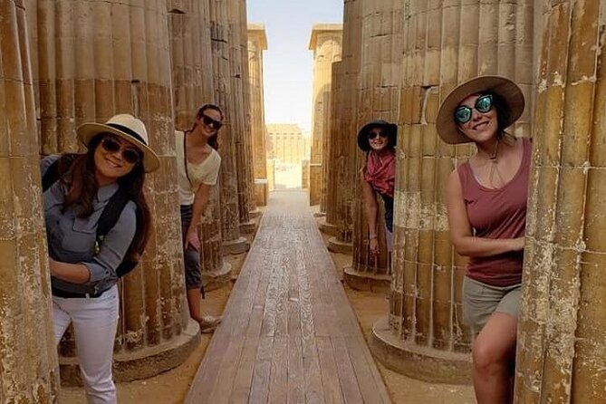 Full-Day Tour to Giza Pyramids, memphis and Sakkara Step Pyramid - The Sphinx and Valley Temple add the close-up details