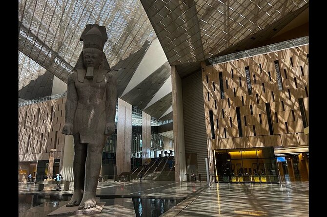 GEM Grand Egyptian Museum Private Tour from Cairo Giza hotels - A final walk through the exterior gardens