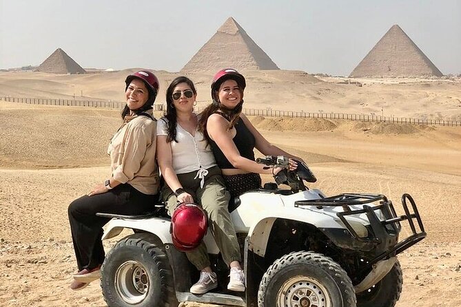 Giza Pyramid tour with ATV,Camel,Lunch,shopping,Dinner Show - A 15-minute camel ride for the classic Egypt photo