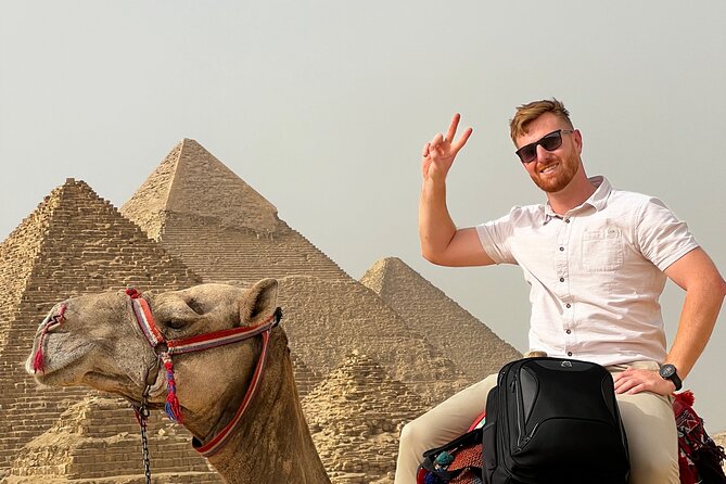 Giza Pyramids and Egyptian Museum Day Trip with Flouka Boat Ride on the Nile - Two hours at the Giza Pyramids