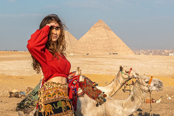 Giza Pyramids and Sphinx with Camel ride & Mummification Temple - Why a private four-hour visit works well at Giza