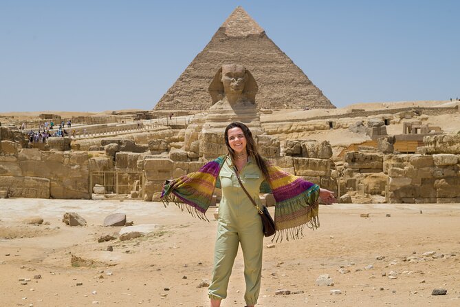 Giza Pyramids and Sphinx with Camel ride & Mummification Temple - The panoramic viewpoint and the camel ride
