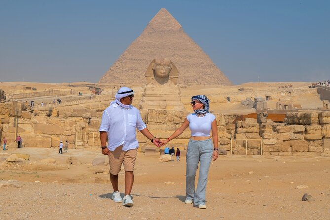 Giza Pyramids and Sphinx with Camel ride & Mummification Temple - The Great Sphinx and Valley Temple