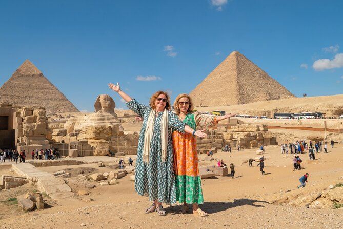 Giza Pyramids and Sphinx with Camel ride & Mummification Temple - Khufu’s Great Pyramid, the first major stop
