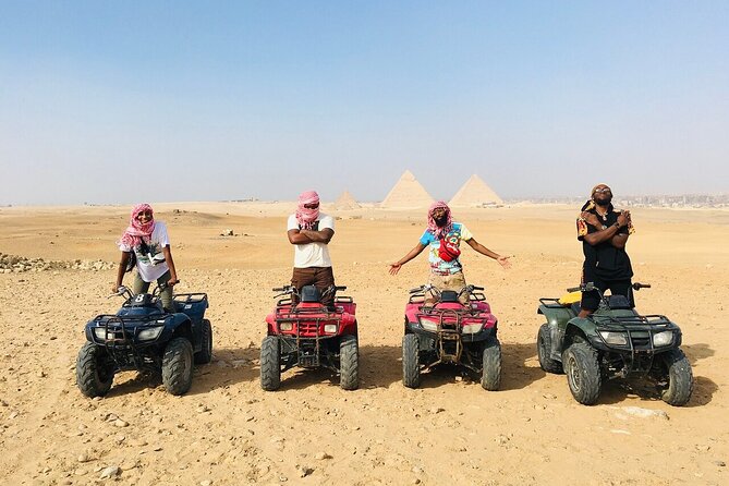 Giza Pyramids, Camel ride and Shopping with ATV Quad bike - The Great Pyramid and Khafre’s Pyramid