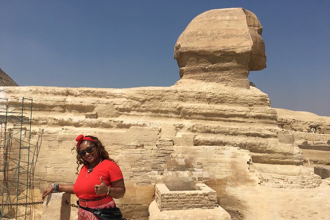 Giza Pyramids, Camel ride and Shopping with ATV Quad bike - The plateau photo stop and the Great Sphinx