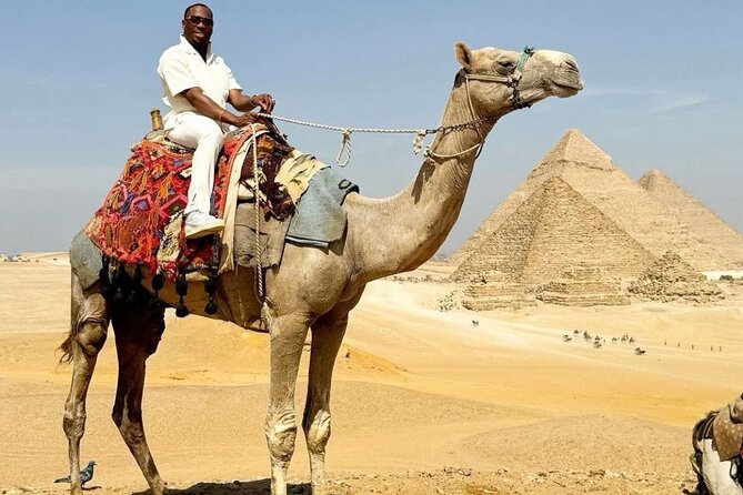 Giza Pyramids, Camel ride, Shopping with ATV Quad bike - The Sphinx and the story behind it