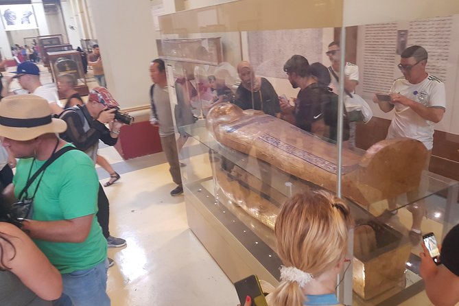 Giza Pyramids, Egyptian Museum and old Bazaar Day Tour - Hotel pickup and Cairo traffic