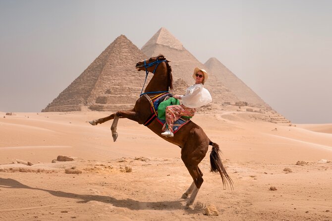 Giza Pyramids Photoshoot with Jumping Horse, Camel and Sphinx - Why This Giza Photoshoot Feels Different