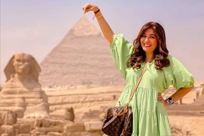 Giza Pyramids, Ride a Camel, Sphinx, Egyptian Museum& Bazaar, Lunch is included. - The Sphinx, valley temple, and camel ride