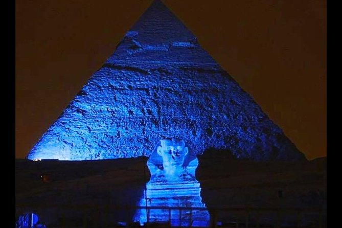 Giza Pyramids Sound & Light Show At Night - Guide service and the private group format