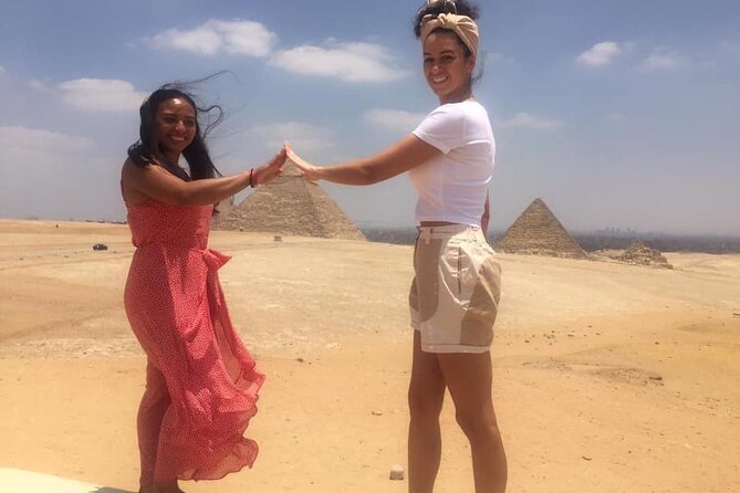 Giza pyramids,Sphinx, ATV bike,Camel ,Dinner Cruise&Shopping tour - Khafre and Menkaure, the smaller pyramids