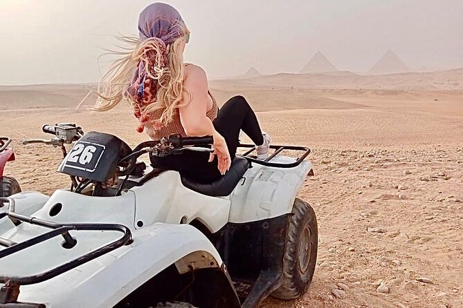 Giza pyramids,Sphinx,ATV bike,Camel ride,Dinner cruise& shopping - Panoramic Mountain is built for photographs