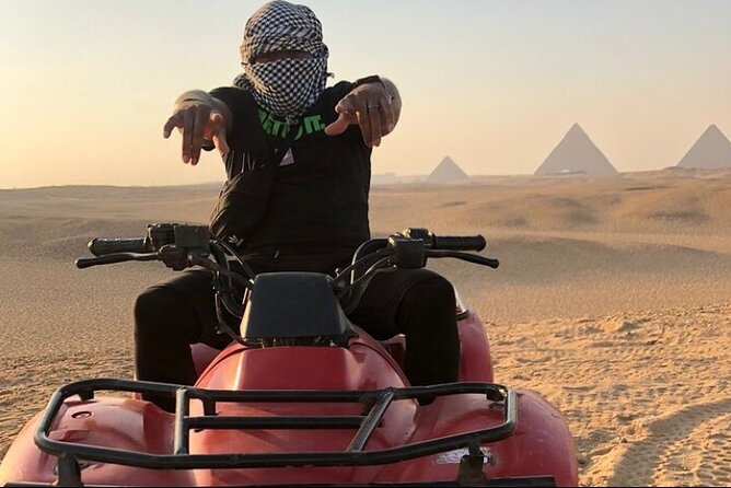 Giza Pyramids,Sphinx,Camel Ride,ATV Bike,Shopping, Dinner cruise - The Giza Plateau gives you the classic photograph