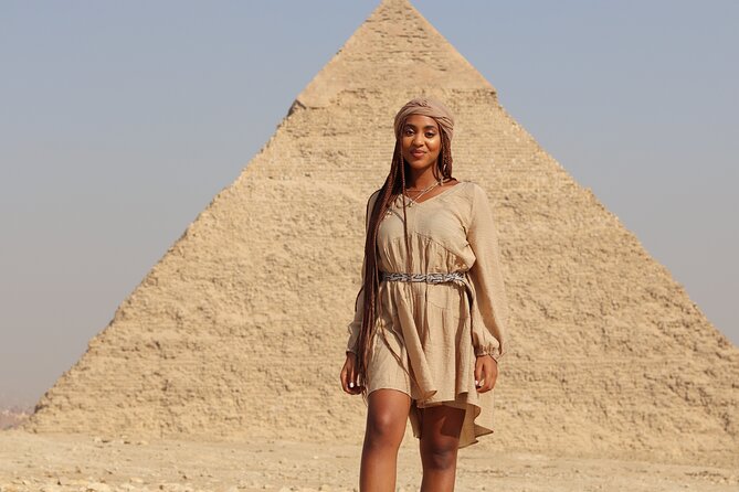 Giza pyramids, sphinx , panorama pyramids & shopping tour - Hotel pickup makes a short Cairo visit easier
