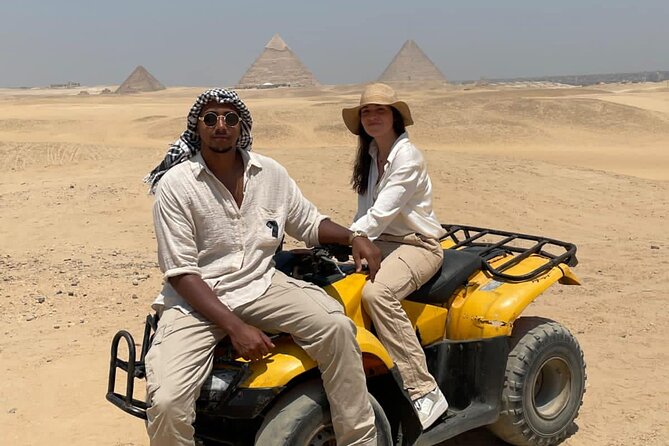 Giza pyramids ,sphinx ,quad bike &camel ride Private Excursion - A four-hour route built around the Giza Plateau