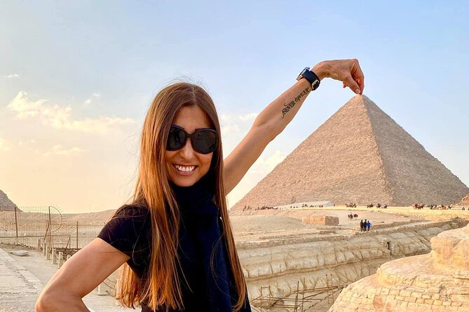 Giza pyramids ,sphinx ,quad bike &camel ride Private Excursion - The panoramic viewpoint and pyramid photographs