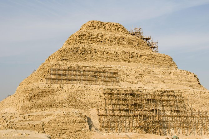 Giza pyramids Sphinx Sakkara and Memphis Private Day Tour - Memphis and the fallen Ramses II statue