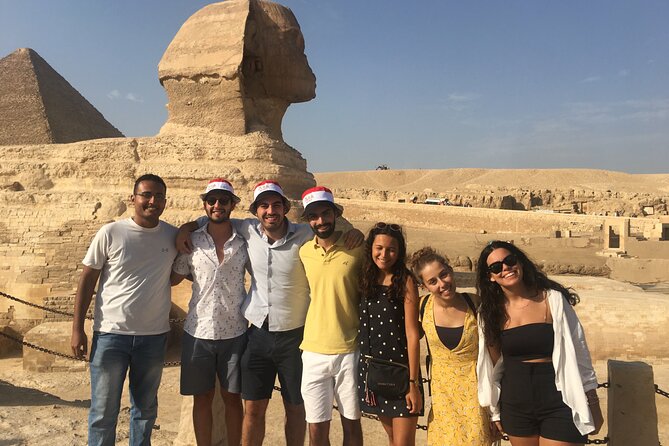 Giza Pyramids, Sphinx, Sakkara Pyramid with Camel ride & Shopping - Memphis and the Nile connection