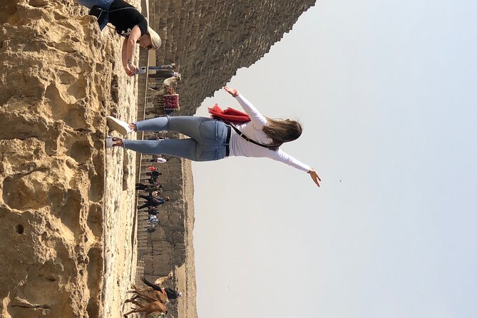 Giza Pyramids & sphinx ,Saqqara(step pyramids,Dahshour (red and bent pyramids) - A demanding day, especially in the heat