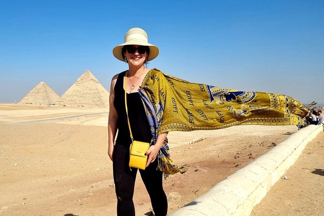 Giza Pyramids & The Sphinx with ATV Quads, Shopping and Camels - ATV quads around the pyramids