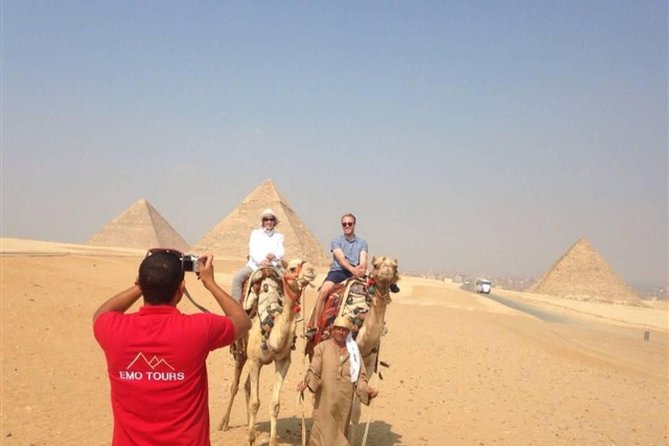 Giza Pyramids with Camel Ride and Egyptian Museum - Seeing Khufu’s Great Pyramid up close