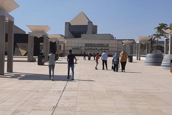 Giza Pyramids with (GEM) Grand Egyptian Museum - How the private format changes the day