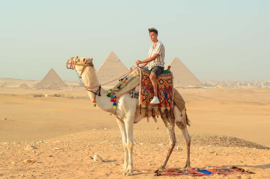 Giza Sunrise Pyramid Guided Tour With Camel Ride & Breakfast - The camel and horse ride: memorable, but not polished