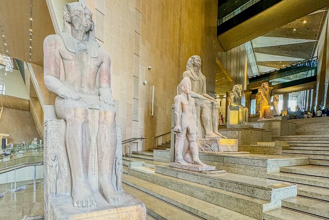 Grand Egyptian Museum and Pyramids of Giza Private Tour - Falafel or koshari for a simple Egyptian lunch