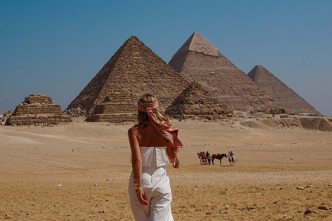 Grand Egyptian museum (GEM), Giza Pyramids, Sphinx and lunch - Falafel, Egyptian tea, and a practical lunch break