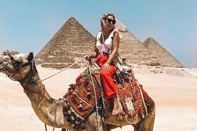 Grand Egyptian Museum,Giza Pyramids,Sphinx,Camel Ride&Lunch - The panoramic viewpoint is made for photographs