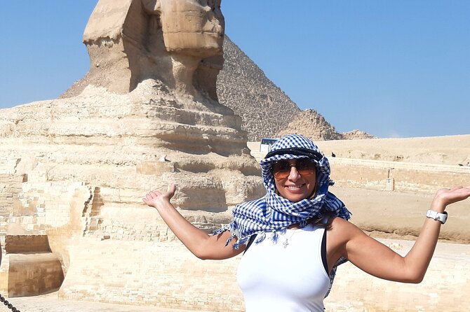 Grand Egyptian Museum,Giza Pyramids,Sphinx,Camel Ride&Lunch - The Sphinx and Khafre’s Valley Temple