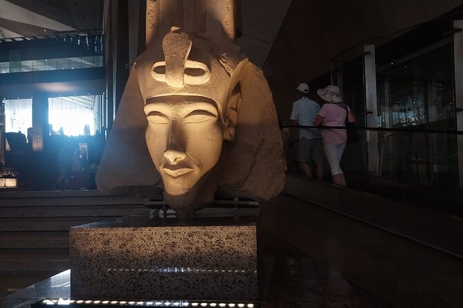 Grand Egyptian Museum, Grand staircase, New Galleries, and lunch. - A simple Egyptian lunch