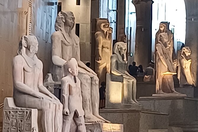 Grand Egyptian Museum, Grand staircase, New Galleries, and lunch. - Transport, timing, and practical details