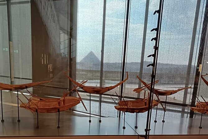 Grand Egyptian Museum, Grand staircase, New Galleries, and lunch. - Walking the Grand Staircase