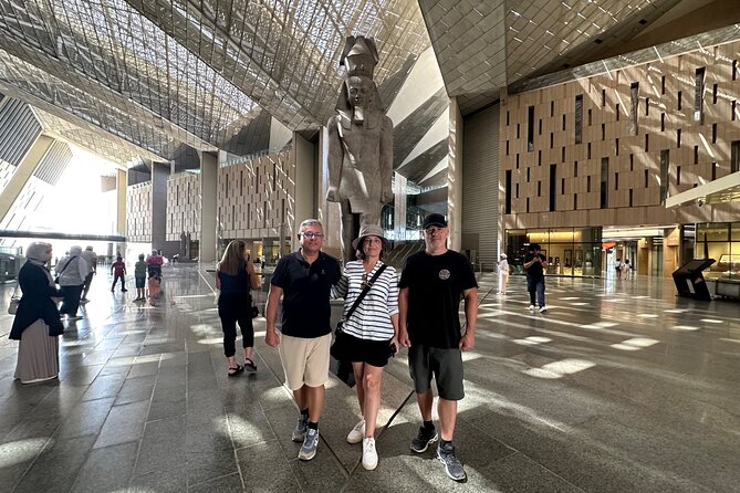 Grand Egyptian Museum, Grand staircase, New Galleries & lunch - Egyptian lunch at Zooba